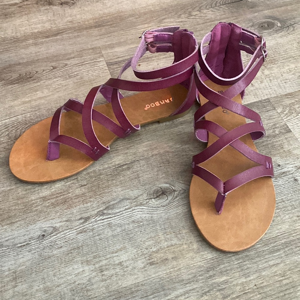 Laguna-25 Purple Sandal Flats No Box